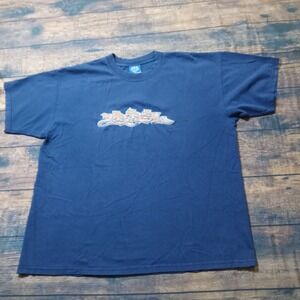 Tribal Gear USA Short Sleeve Crew Neck T-Shirt Size XL Blue